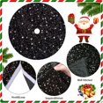 thumbnail image 4 of Falda para árbol de Navidad FANPROMS con purpurina de lentejuelas moradas, 53 cm, 4 of 6