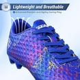 thumbnail image 5 of Vizari Zodiac Firm Ground Soccer Cleats for Kids – Durable, Lightweight Soccer Shoes for Boys and Girls, Blue, 10.5, 5 of 7