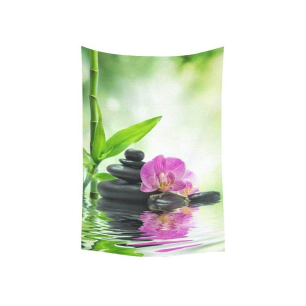 Phfzk Spa Wall Art Home Decor Bamboo Tree Orchids And Zen Stones Tapestry Hanging 40 X 60 Inches Com - Spa Wall Art Phfzk Spa Wall Art Home Decor Bamboo Tree Orchids And Zen Stones Tapestry Hanging 40 X 60 Inches Com - Spa Wall Art