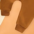 thumbnail image 5 of HCNTES Baby Boy Winter Clothes Toddler Baby Boy Clothes 6 12 18 24 Months 2T 3T Halloween Outfits Long Sleeves Pumpkin Sweatshirt Elastic Pants Set, 5 of 5