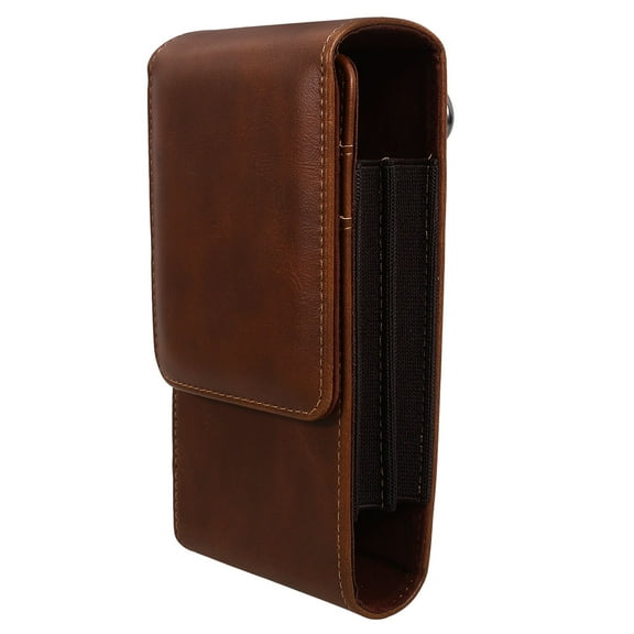 GOOHOCHY  Belt Bag for Men Waist Pouch Cell Phone Lanyard Man Woman Brown