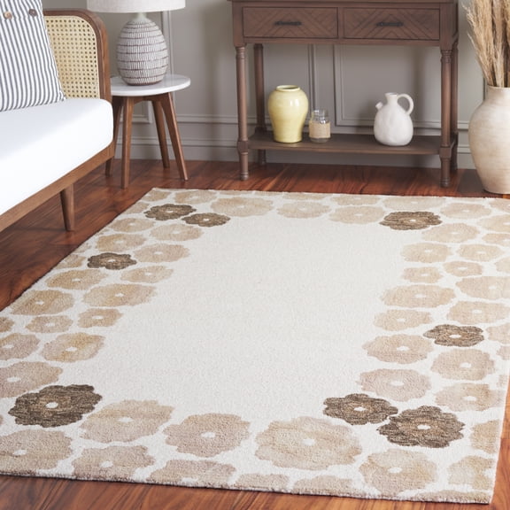 Safavieh Jardin Kathleen Floral Area Rug, Beige/Ivory, 4' x 6'