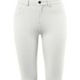 thumbnail image 4 of A2Y Women's Comfort Mordern Stretch Skinny Ponte Pants White 2XL, 4 of 6