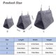 thumbnail image 2 of Cobertizo para casa de pájaros, hamaca colgante y cómoda manta de forro polar para pájaros, jaula para loros, cabaña para acurrucarse, ropa de cama de felpa cálida, refugio para animales pequeños, ro, 2 of 3