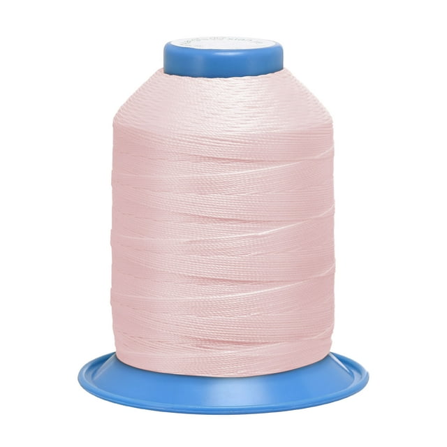 Unique Bargains Light Pink Bonded Polyester Thread, 656 Yards