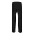 thumbnail image 5 of JTieacloth Men's Casual Solid Color Elastic Casual Business Pants Fashion Pants Men's Pants Cargo Pants for Men Black, 5 of 7