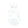 Pretend Play Dress Up Mozlly White Angel Childrens Tutu Costume Set (3pc Set) (Multipack of 6)