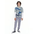 thumbnail image 4 of TMNT Boys Cosplay Hooded Twofer Top with Jogger Set, 2 Piece Set, Sizes 4-10, 4 of 10