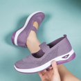 thumbnail image 6 of CHICVOMEY Comfortable Sneakers for Women Lightweight Breathable Mary Jane Shoes Non-slip Mesh Walking Shoes for Daily Wear and Travel, 6 of 8