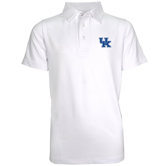 Youth Garb White Kentucky Wildcats Polo