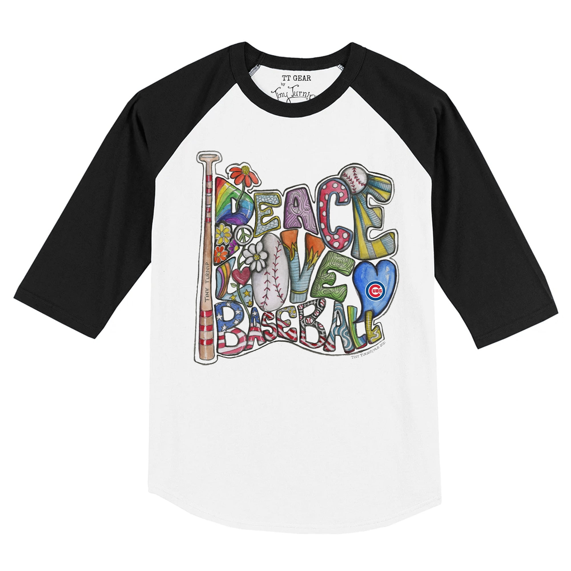 Peace love cubs t shirt sale