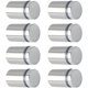 thumbnail image 1 of 8 tornillos publicitarios de acero inoxidable, separadores publicitarios de vidrio para placas y carteles, 19 mm de diámetro x 25 mm de largo, cepillado Sailing Electrónica, 1 of 4