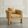 thumbnail image 3 of Jofran Adley Modern Upholstered Vintage Accent Armchair with Pillow, 3 of 9