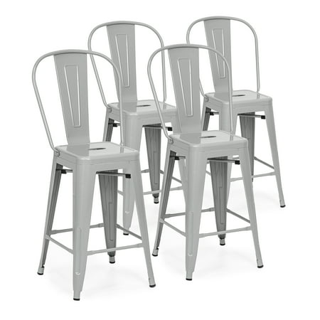 Metal Black Counter Stools - Best Choice Products 24