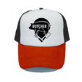 thumbnail image 1 of Butcher Shop Advertisement Snapback Cap Premium Quality Fresh Meat Shop Trucker Hats Animal Pig Pork Cut Knife Outdoor Hat YY31156-60cm for adult Gao Jinjia LED, 1 of 2
