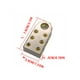 thumbnail image 5 of Kenally Abrazadera de Terminal de de coche, Conector de calibre AWG de Audio Universal de aleación de Zinc con anillo de fijación, piezas de Vehículos, repuestos y accesorios Mis 1 par Kenally VI015773-02B, 5 of 6
