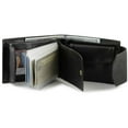 thumbnail image 3 of Julia Buxton Women's Heiress Convertible Billfold Leather, Black, 3 of 6