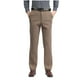 thumbnail image 2 of Pantalones largos de pana lisa con botones y cremallera para hombre, cintura alta, bolsillos, pantalones largos de poliéster., 2 of 5