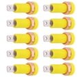 thumbnail image 4 of 10pcs 4mm Banana Jack Socket Mount Binding Post Connector Adapter Panel for Electronic InstrumentYellow, 4 of 14