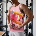 thumbnail image 5 of KLL Colorful Cartoon Biplane Print Men's Muscle Gym Workout Stringer Tank Tops Bodybuilding Fitness T-Shirts Tank Tops Men-3X-Large, 5 of 7
