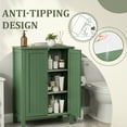 thumbnail image 6 of Ktaxon Bathroom Floor Cabinet Storage with 2 Doors and Adjustable Shelves, Green, 6 of 20