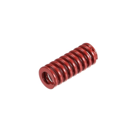 

Die Spring 8mm OD 20mm Long Stamping Medium Load Compression Red
