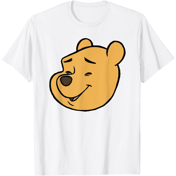 Winnie the Pooh Happy Big Face Unisex Softstyle T-Shirt for Men Women Kids