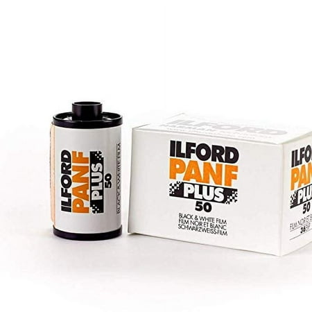 UPC: 0019498707766 | Ilford PAN F Plus Black and White Print Film 135 (35 mm) ISO 50 36 Exposures (1707768)