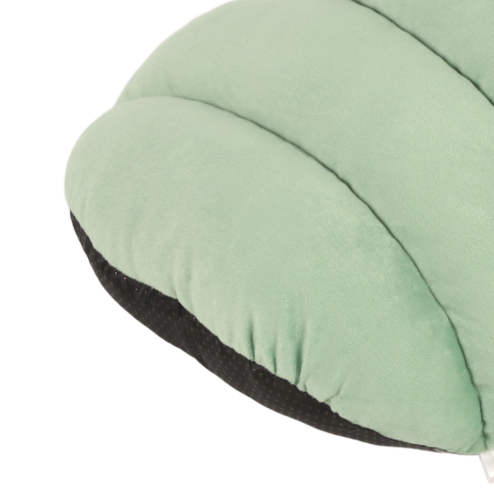 NFTIGB Premium Triangle Cat Cave Bed, Semi-Enclosed Indoor Pet Tent Nest, Comfortable Warm Plush House for Sleep, Small Green, 19.6 inches / 50 cm
