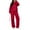 Red, variant on Kixjoy Sweat Suits for Womens 2 Piece Plus Size Hoodies and Pants 2 Piece Long Sleeve Workout Casual Sweatsuit Plain Warm Winter Outfits for Women with pockets, Hot Pink M