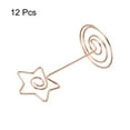 thumbnail image 3 of Table Number Holders 85mm Tall 40mm Base Width Star Rose Gold, 12 Pieces, 3 of 5