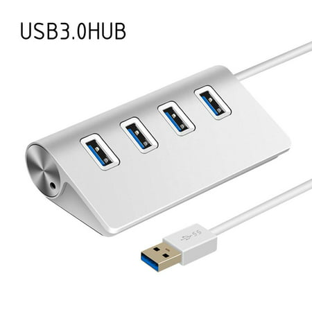 USB 3.0 Hub,iClover Premium 4-Port USB Splitter Super Speed Fast Charging with [ 11 Inch USB 3.0 Cable] [5V/2A DC Adapter] - Compatiable with Windows 7, Vista, XP, Mac OS X and Other (Best Browser For Windows Vista Home Premium)