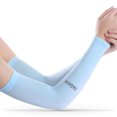 thumbnail image 1 of Mangas de brazo de protección solar UV para hombres Mujeres Protector de enfriamiento Transpira CACAGOO Mangas de brazo, 1 of 7