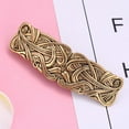 thumbnail image 3 of Golden Women Vintage Style Large Hair Crafted Metal Barrette, 3 of 8