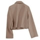 thumbnail image 4 of Chaqueta de punto de manga larga informal de color para mujer, abrigo, abrigo de mujer, 4 of 4