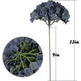 thumbnail image 5 of TETOU 10Pcs Silk Hydrangea Heads, Artificial Flowers Heads Fake Flower with Stems for Home Wedding Family Party Decoration - Dusty Blue, 5 of 6