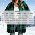 thumbnail image 3 of KICILVS Women's Fleece Jacket Full Zip Plaid Coat Warm Fuzzy Sherpa Cardigan Oversized Winter Outwear with Pockets, 3 of 8