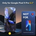 thumbnail image 2 of [2+2Pack] KisonovaGuard for Google Pixel 9 Pro Screen Protector and Camera Lens Film [Tempered Glass Protector] [9H Hardness] [No-Bubble] [3D Full Coverage], 2 of 6