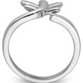 thumbnail image 2 of Sterling Silver Rhodium-Plated Dragonfly Toe Ring Made In China qr6051, 2 of 5