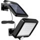 thumbnail image 1 of Lámparas solares para exteriores, 56 luces solares LED para exteriores, luces solares de pared para jardín con cable de 16.5 pies. Afortunado Sencillez, 1 of 5