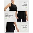 thumbnail image 5 of BALEAF Women's Sleeveless Workout Tank Tops Lightweight UPF50+ Soft Loose Fit Athletic Yoga Running Gym Shirts Black M, 5 of 6