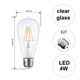 thumbnail image 4 of Bombillas Led Edison Vintage E27 St64 4W Bombilla De Filamento Tornillo Edison Bombilla De Luz Led Bombillas Led De Ahorro De Energía Blanco Cálido 2700K Advancent HA017128-00, 4 of 6