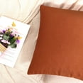 thumbnail image 5 of PiccoCasa 2 Pcs Waterproof Throw Pillow Covers, Decorative Orange 45 x 45cm/18" x 18", 5 of 7