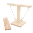 thumbnail image 1 of Handheld Board With Ladder, Easy To Assemble Handheld Board Hook Games Interactive Game With Stand Wood Wood Cup For Bar Game For Couples For Home For Friends, 1 of 8