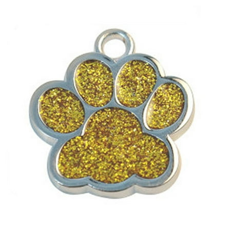 TUTUnaumb 2022 Winter Spot Promotion Cute Mini Shine Paw Dog Cat ID Name Tags Pet Jewelry Necklace Pet Accessories -Gold