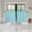Aqua Blue, variant on Pumpkin Orange Bathroom Window Curtain, Autumn Solid Color Farmhouse Fall Light Filtering Coffee Kitchen Curtains, Bedroom Living Room Curtains 2 Panel 84"x45"