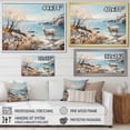 thumbnail image 4 of Designart "Simplistic Beachside Sheep" Sheep Canvas Art Print, 4 of 7