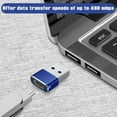 thumbnail image 4 of USB to USB C Adapter 2 Pack,Type C Female to A Male Charger Converter for Apple Watch Ultra iWatch 7 8 SE,iPhone 15 14 13 12 Plus Pro Max,AirPods,iPad Air 4 5 Mini 6,Samsung Galaxy S21 S22, 4 of 15