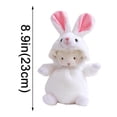 thumbnail image 4 of Peluche HUOGUO de pascua con forma de conejo blanco para niños de 1 año o más, 4 of 5