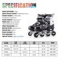 thumbnail image 5 of Kuxuan Adjustable Inline Skates for Kids with Light Up Wheels, 5 of 6